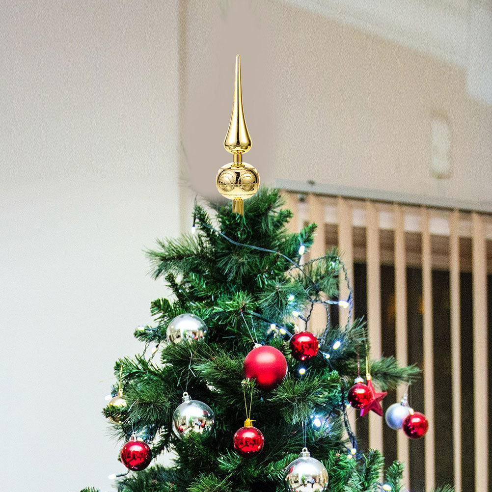 Star Tree Topper - ดาวประดับยอดต้นคริสต์มาส 2 ชิ้น ดีไซน์สร้างสรรค์ ทนต่อการซีดจาง ประดับตกแต่งบ้านสำหรับงานปาร์ตี้วันหยุด