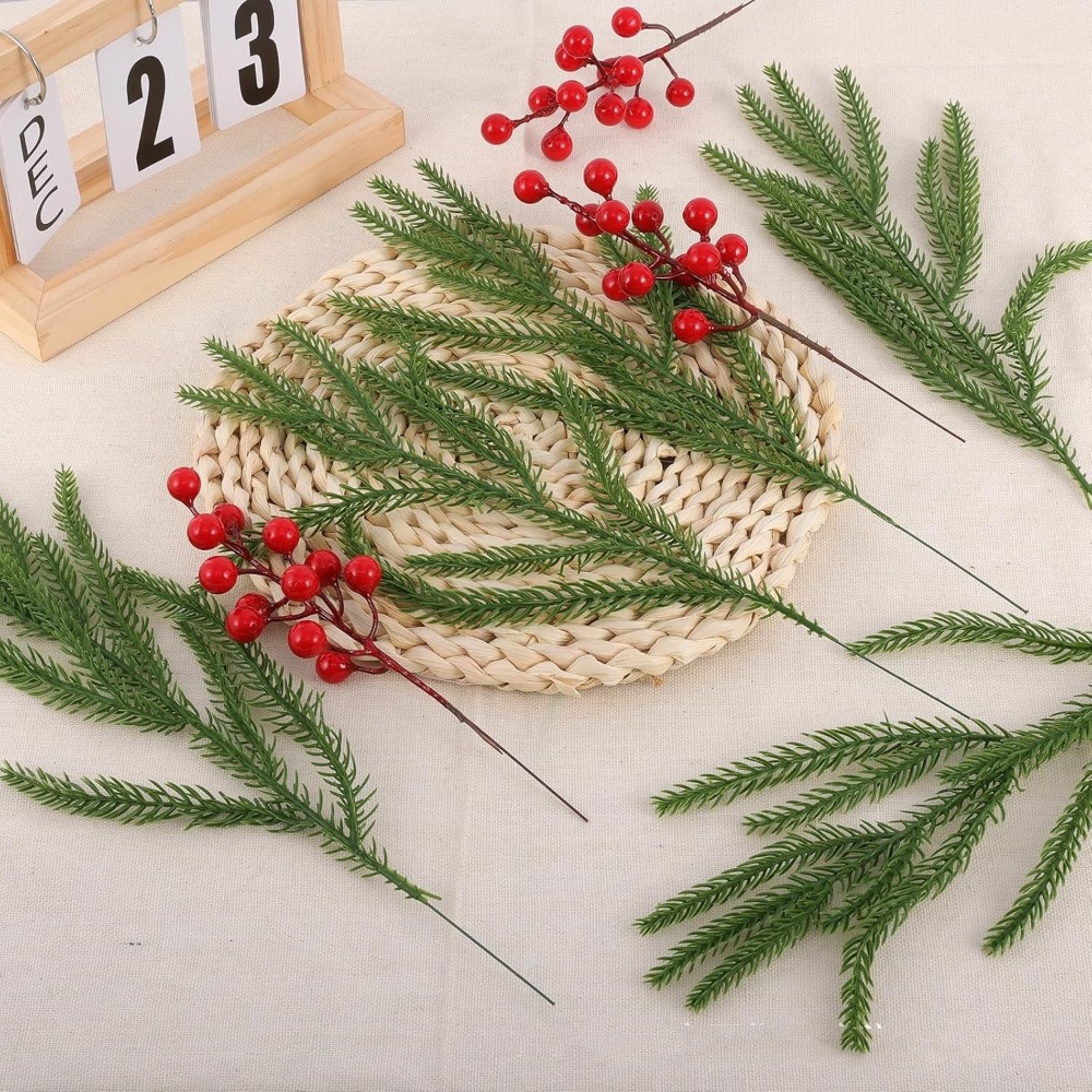 กิ่งสนนอร์ฟอล์กเทียมสำหรับคริส - Christmas Wreath Fake บทวิจารณ์และราคา