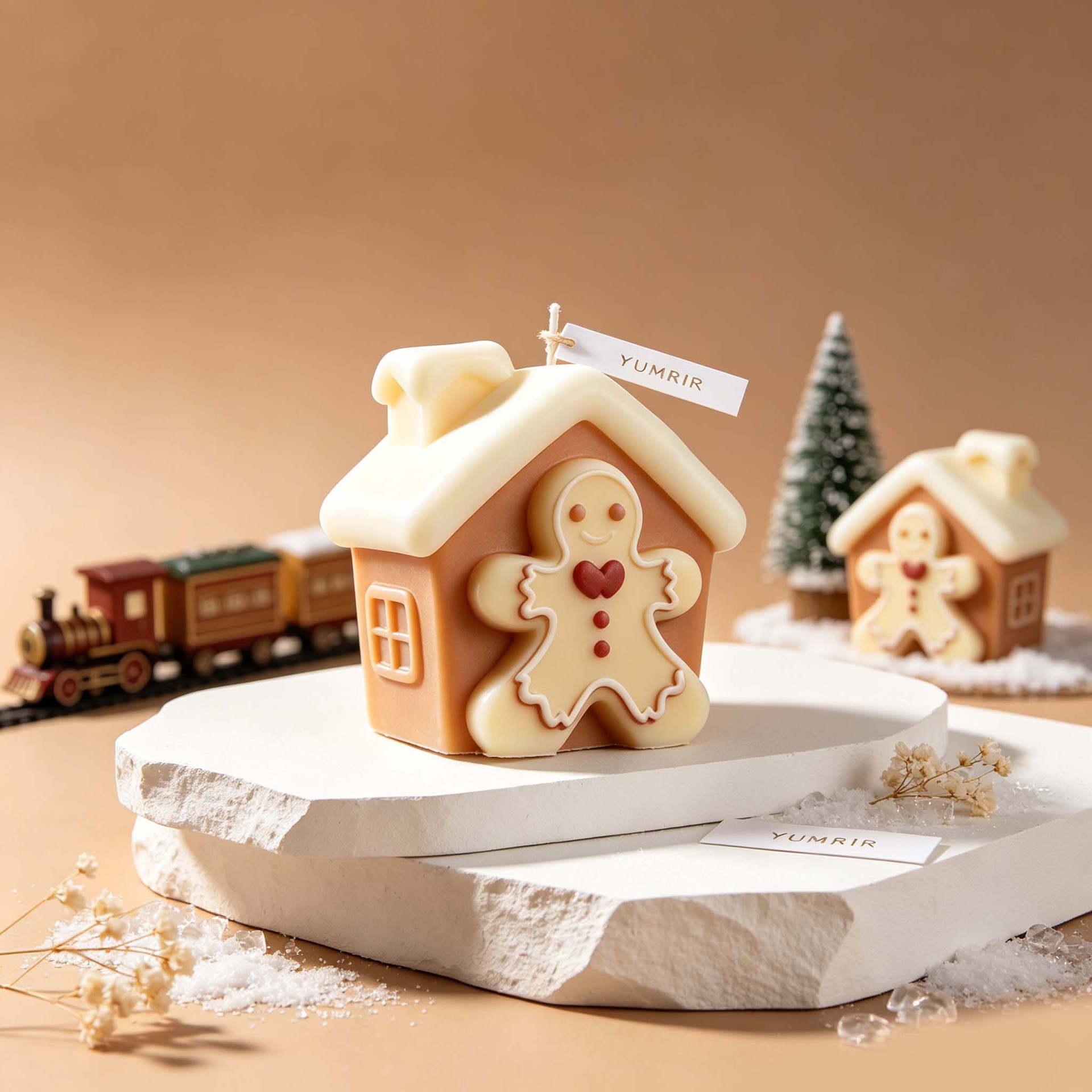 แม่พิมพ์ซิลิโคนบ้านขนมปังขิงคร - Holiday Candle Set บทวิจารณ์และราคา