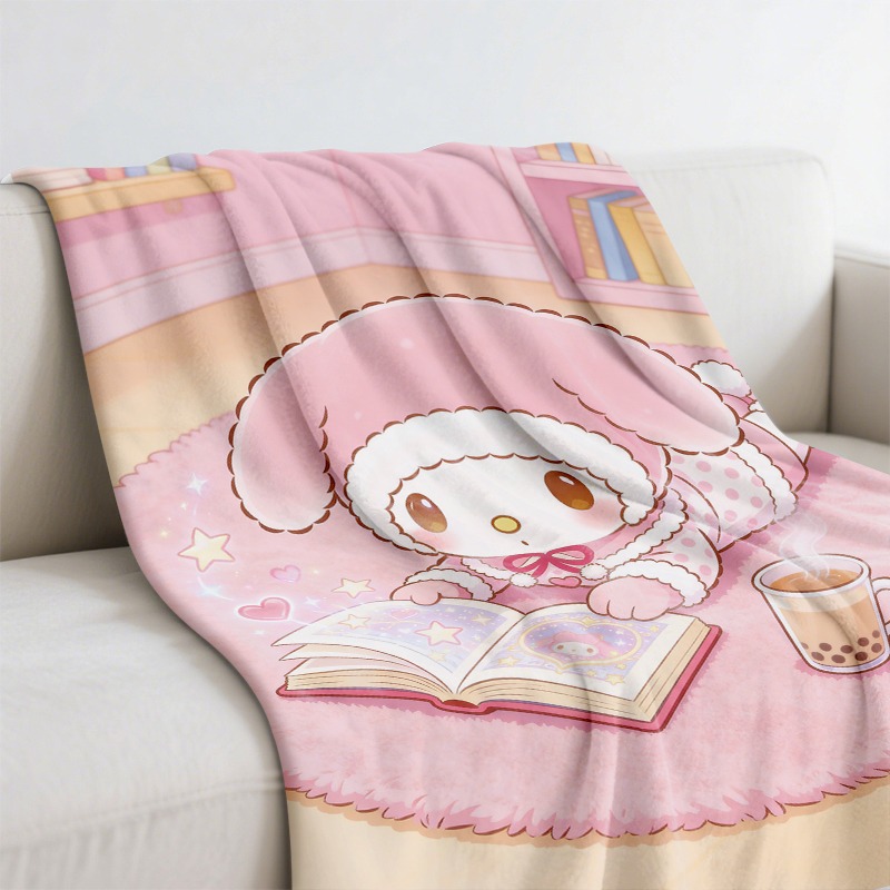 ผ้าห่มซานริโอ ผ้าห่มฟลานเนลสีช - Christmas Throw Blanket บทวิจารณ์และราคา