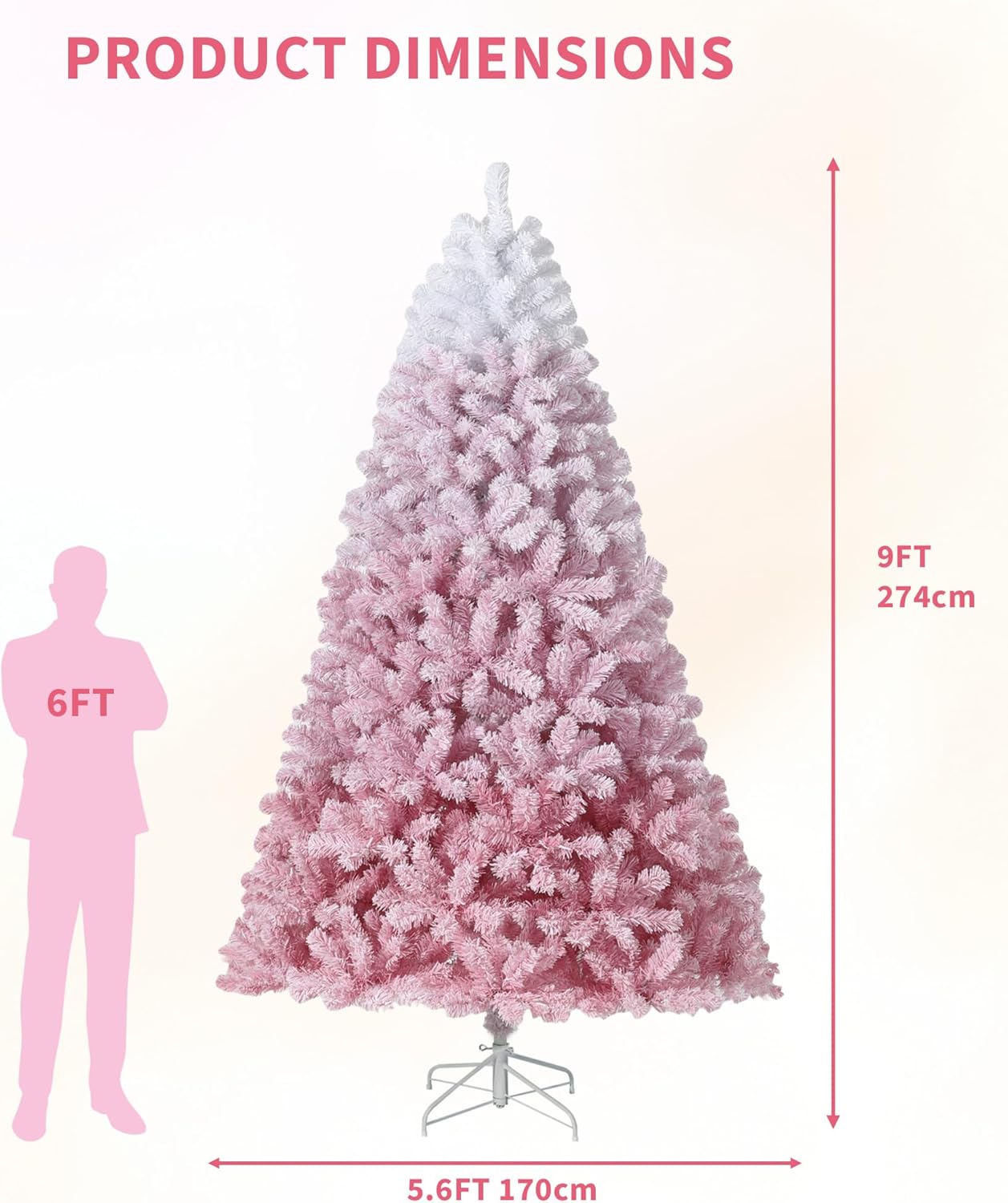 ต้นคริสต์มาสประดิษฐ์สูง 9 ฟุต  - Christmas Tree Artificial บทวิจารณ์และราคา
