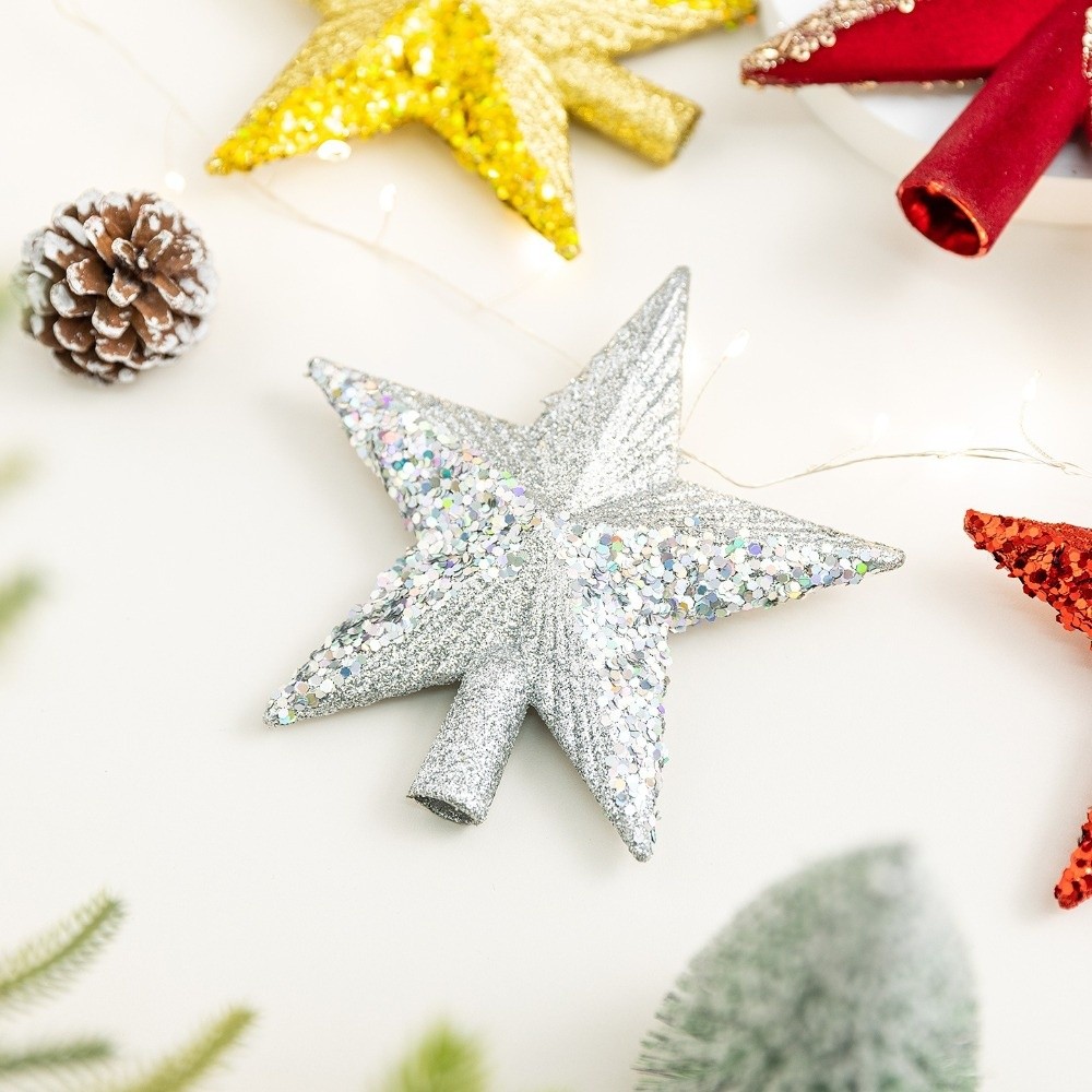 ดาวประดับยอดต้นคริสต์มาสแบบใหม - Star Tree Topper บทวิจารณ์และราคา