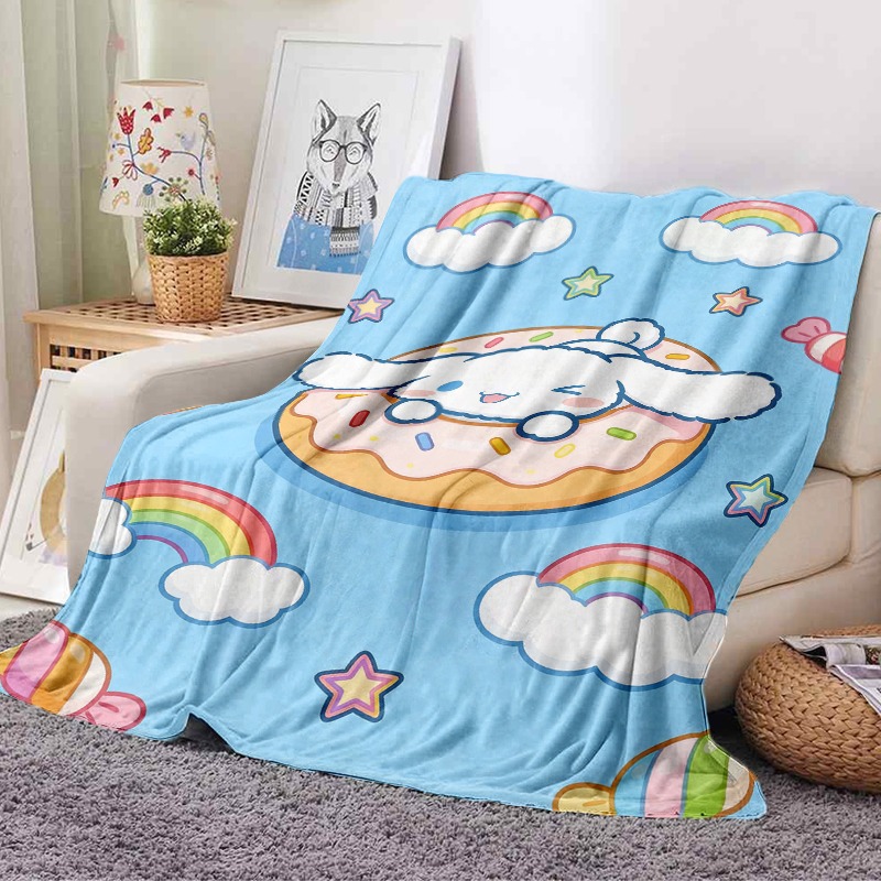 ผ้าห่มซานริโอ ลายซินนามอโรลโดน - Christmas Throw Blanket บทวิจารณ์และราคา