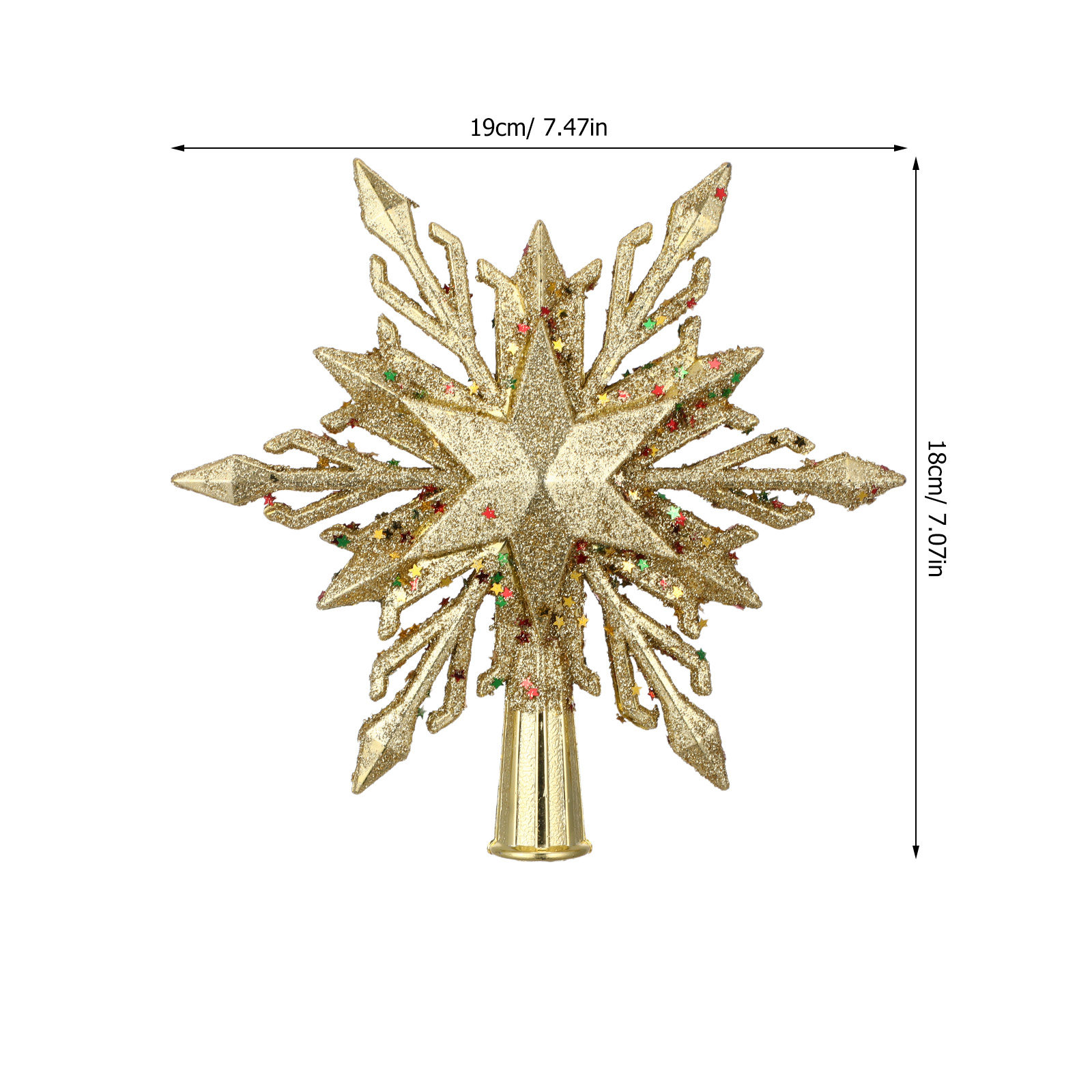 ดาวประดับยอดต้นคริสต์มาส 7 ชิ้ - Star Tree Topper บทวิจารณ์และราคา