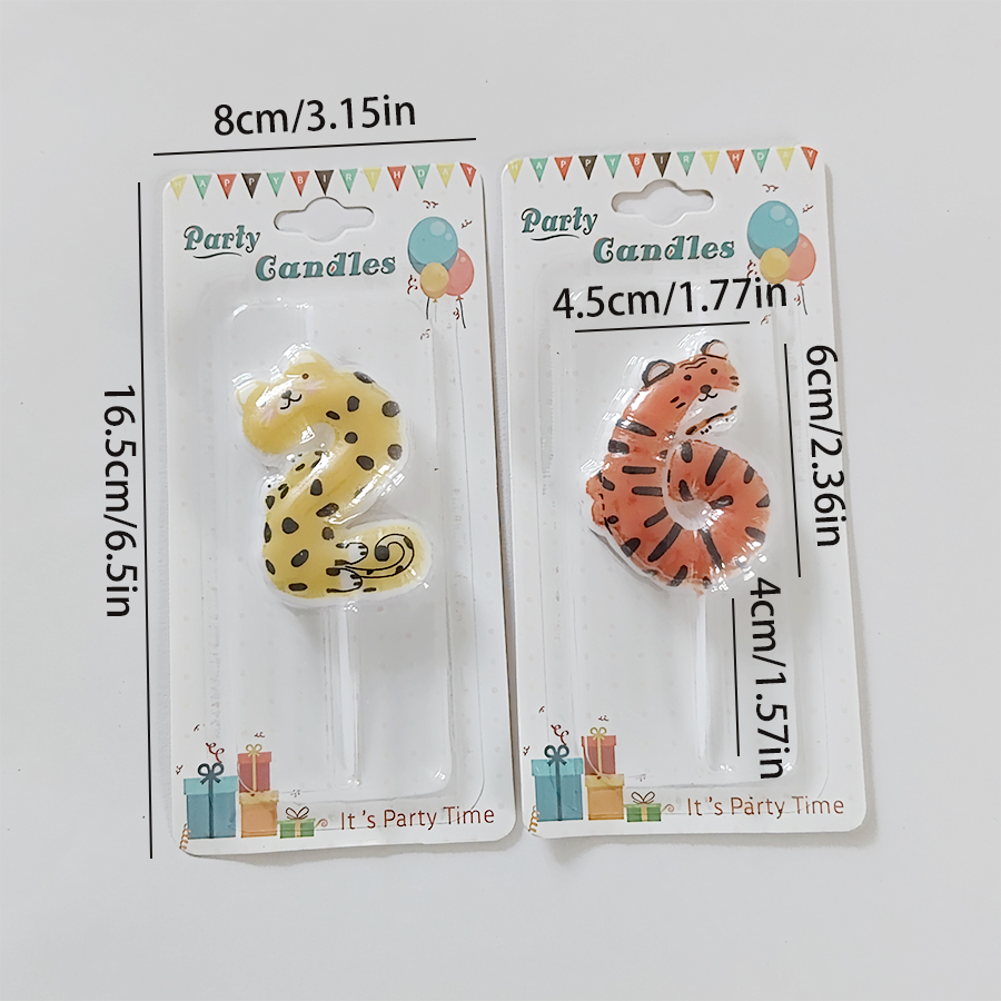 การ์ตูนสัตว์เค้กวันเกิดแฮปปี้เ - Holiday Candle Set บทวิจารณ์และราคา