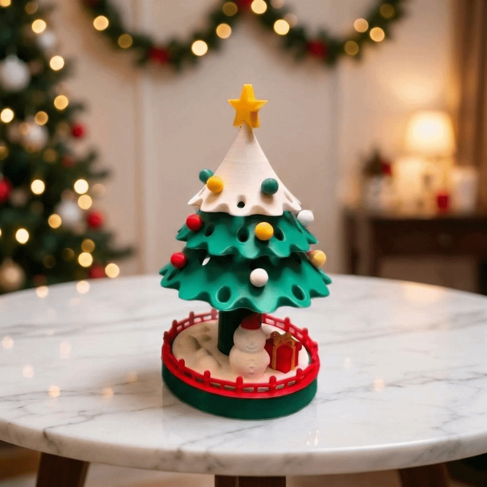 ต้นคริสต์มาสหมุนได้แบบถอดประกอ - Star Tree Topper บทวิจารณ์และราคา