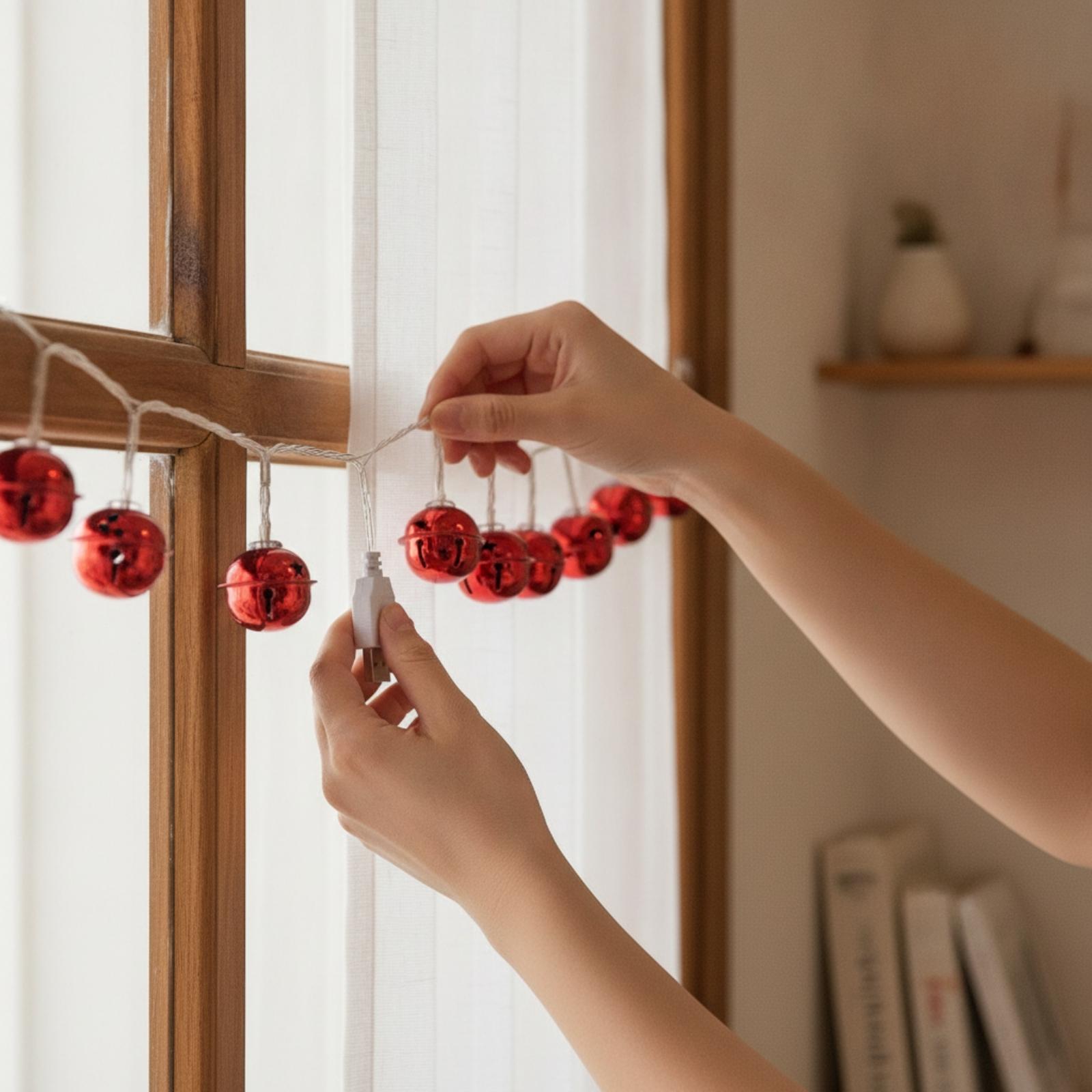 ไฟประดับสายระฆังคริสต์มาสแบบ U - Led Fairy String Lights บทวิจารณ์และราคา