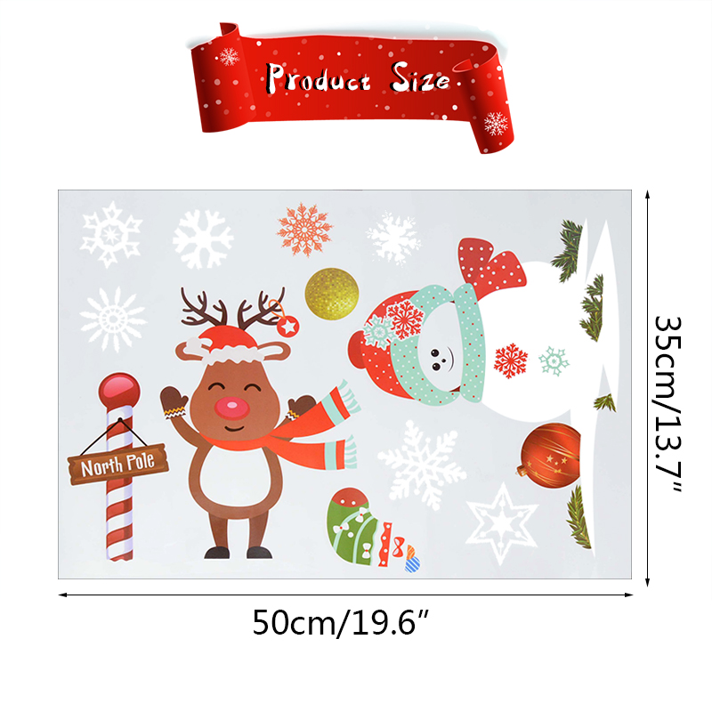 1ชุดสติกเกอร์หน้าต่างคริสต์มาส - Snowflake Window Decal บทวิจารณ์และราคา